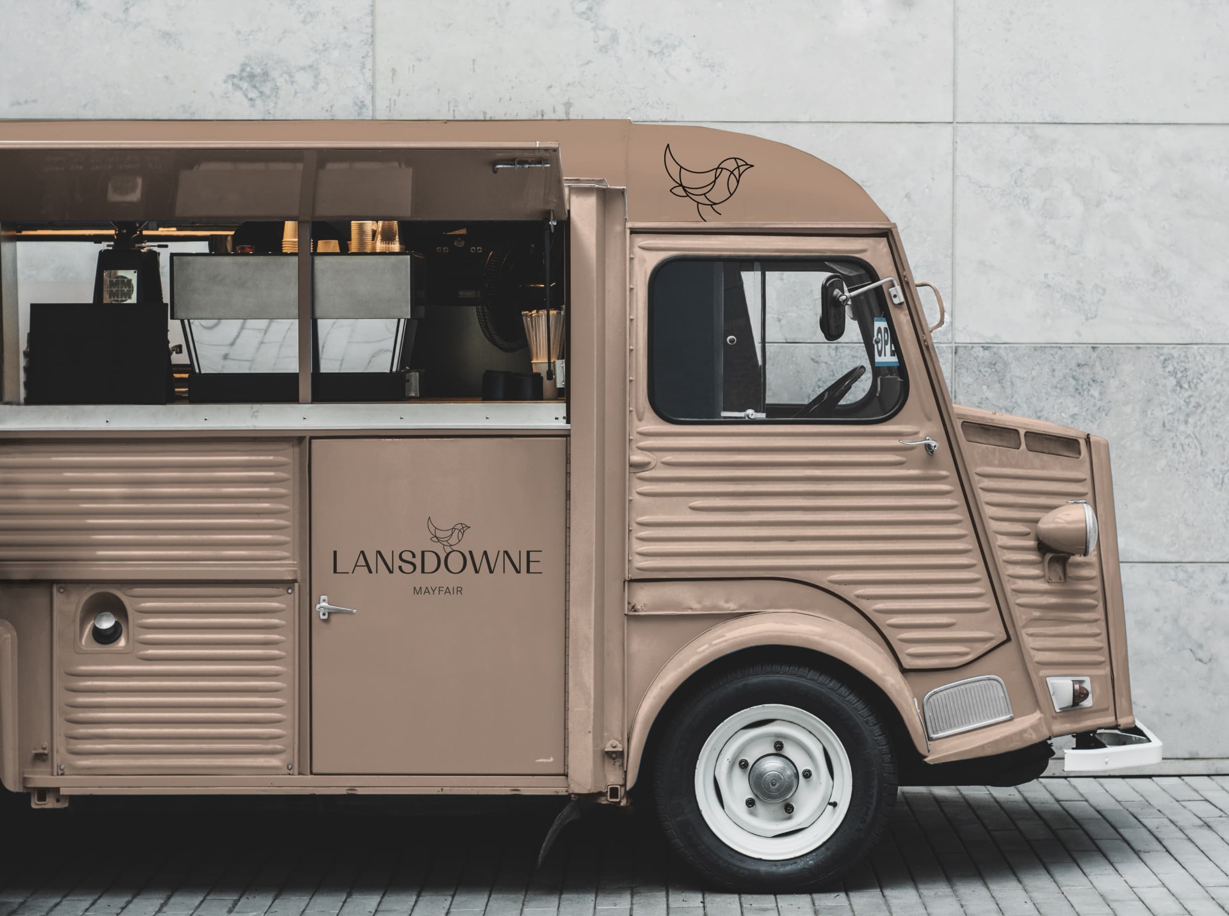 Lansdowne branded Citroën food van