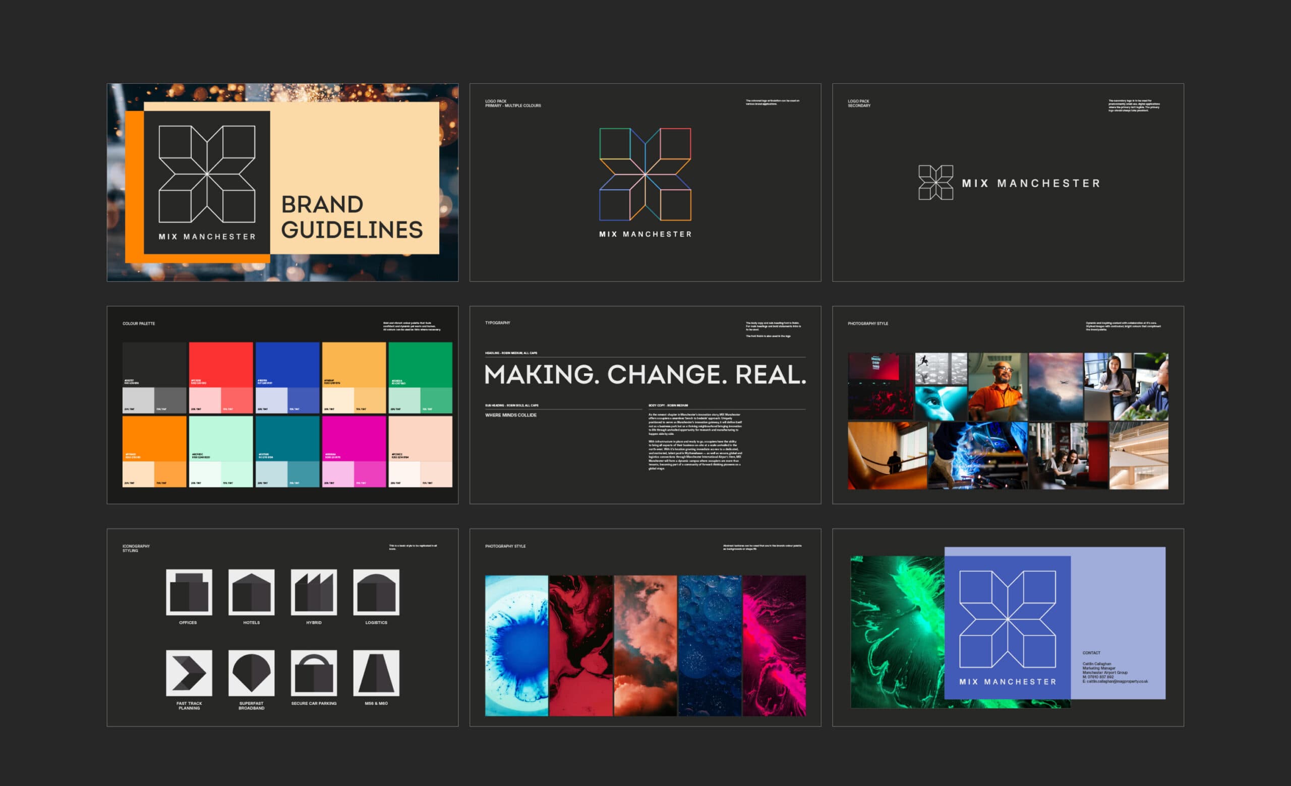 MIX Manchester brand application